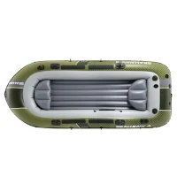 Intex 66334 Nafukovací člun pro 4 osoby s pumpou a pádly, Seahawk 4, zelený