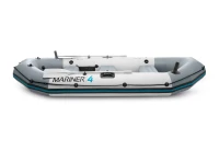 Intex 68376 Nafukovací člun pro 4 osoby s pumpou a pádly, Mariner 4, šedý