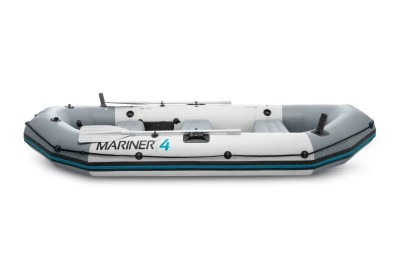 Intex 68376 Nafukovací člun pro 4 osoby s pumpou a pádly, Mariner 4, šedý
