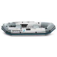 Intex 68373 Nafukovací člun pro 3 osoby s pumpou a pádly, Mariner 3, šedý
