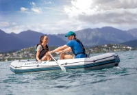 Intex 68373 Nafukovací člun pro 3 osoby s pumpou a pádly, Mariner 3, šedý