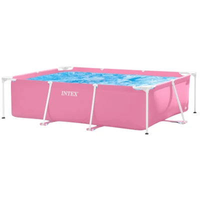 Intex 28266 Záhradný rámový bazén 220 x 150 x 60 cm, ružový