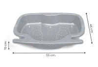 Intex 29080 Vanička na oplachovanie nôh k bazénu 56 x 46 x 9 cm, sivá