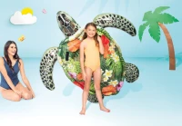 Intex 57555 Želva nafukovací s úchyty 191 x 170 cm