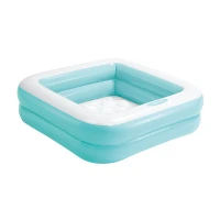 Intex 57100 Bazén nafukovací čtvercový 120 x 120 x 25 cm, modrý