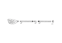 Intex 59623 Pádla ke člunu 122 cm, 2 ks