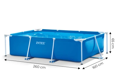 Intex 28271 Zahradní rámový bazén 260 x 160 cm, modrý