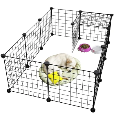 Verk 19520 Ohrada pre zvieratá, skladateľná, čierna