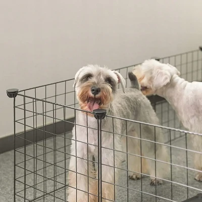 Verk 19520 Ohrada pre zvieratá, skladateľná, čierna