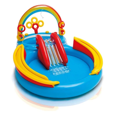 Intex 57453 Nafukovací hrací centrum Rainbow 297 x 193 x 135 cm