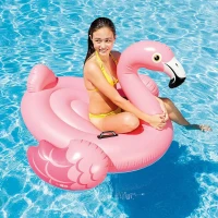 Intex 57558 Nafukovací plameniak s úchytmi 147 x 140 x 94 cm