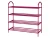 Verk 27542 Regál na boty se 4 policemi 72 x 63 x 24 cm, růžový