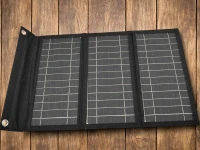 Verk 27779 Přenosný solární panel, skládací solární nabíječka USB, 20W