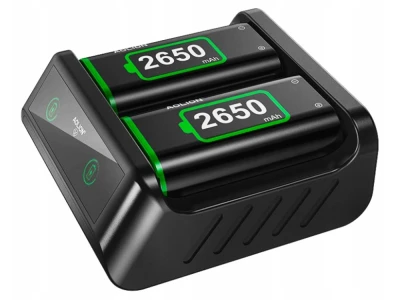 Verk 06405 Akumulátor 2x 2650 mAh pro ovladače Xbox Series X/S + nabíjecí stanice