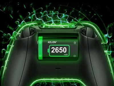 Verk 06405 Akumulátor 2x 2650 mAh pro ovladače Xbox Series X/S + nabíjecí stanice