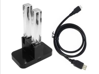 Verk 06406 Nabíjacia stanica pre 4x Joy-Con pre Nintendo Switch s LED podsvietením, USB-C