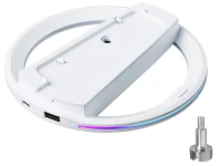 Verk 06410 Vertikální stojan pro PS5 / PS5 Slim / PS5 Pro s chlazením, USB, bílý