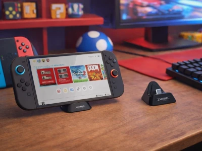Verk 06411 Nabíjecí stanice pro Nintendo Switch NS2, černá