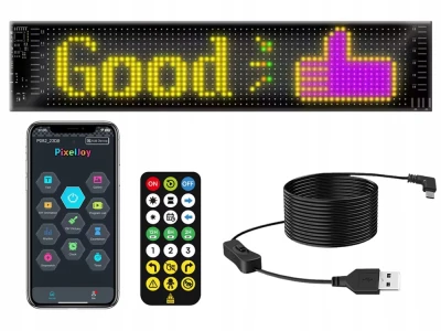 Verk 12443 Flexibilný LED USB panel s diaľkovým ovládaním 59,5 x 12 cm