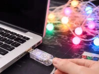 Verk 12444 Světelné kuličky RGB, 50 LED, USB, dálkové ovládání, Bluetooth