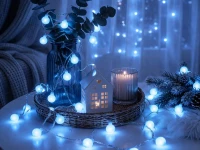 Verk 12444 Světelné kuličky RGB, 50 LED, USB, dálkové ovládání, Bluetooth