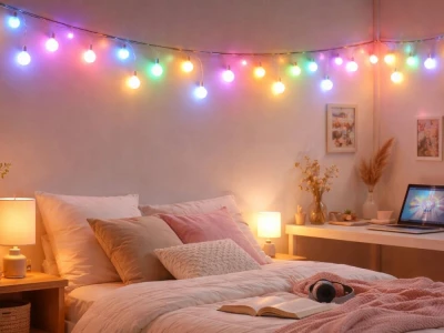 Verk 12444 Světelné kuličky RGB, 50 LED, USB, dálkové ovládání, Bluetooth