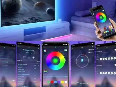 Verk 12444 Světelné kuličky RGB, 50 LED, USB, dálkové ovládání, Bluetooth