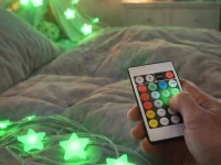 Verk 12445 Svetelné hviezdičky RGB, 50 LED, USB, diaľkové ovládanie, Bluetooth