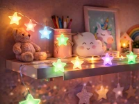 Verk 12445 Svetelné hviezdičky RGB, 50 LED, USB, diaľkové ovládanie, Bluetooth