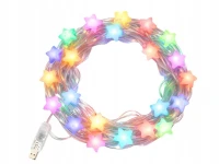 Verk 12445 Svetelné hviezdičky RGB, 50 LED, USB, diaľkové ovládanie, Bluetooth