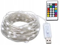 Verk 12446 LED pásek RGB, IP65, USB, Bluetooth, dálkové ovládání, 10 m