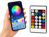 Verk 12446 LED pásek RGB, IP65, USB, Bluetooth, dálkové ovládání, 10 m