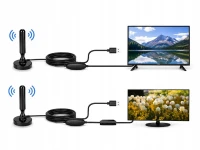 Verk 13157 Izbová anténa DVB-T2 TV FHD/4K MUX-8 LTE so zosilňovačom, čierna