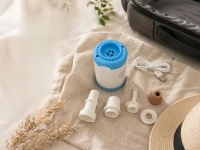 Verk 14688 Cestovný batoh s USB portom a kompresným vreckom + vákuová pumpa, čierny