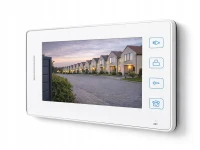 Verk 27801 Videovrátnik s LCD monitorom pre bránku a bránu, 220 V, biely