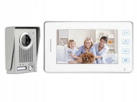 Verk 27801 Videovrátnik s LCD monitorom pre bránku a bránu, 220 V, biely