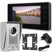 Verk 27801 Videovrátnik s LCD monitorom pre bránku a bránu, 220 V, čierny