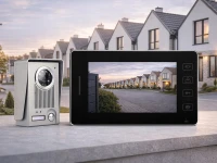 Verk 27801 Videovrátnik s LCD monitorom pre bránku a bránu, 220 V, čierny
