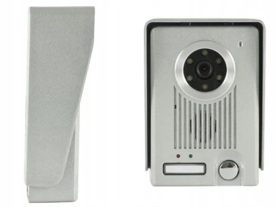 Verk 27801 Videovrátnik s LCD monitorom pre bránku a bránu, 220 V, čierny
