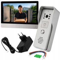 Verk 27802 Videovrátnik s LCD monitorom, WiFi, IR nočné videnie, strieborný