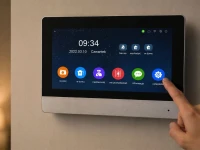 Verk 27802 Videovrátnik s LCD monitorom, WiFi, IR nočné videnie, strieborný