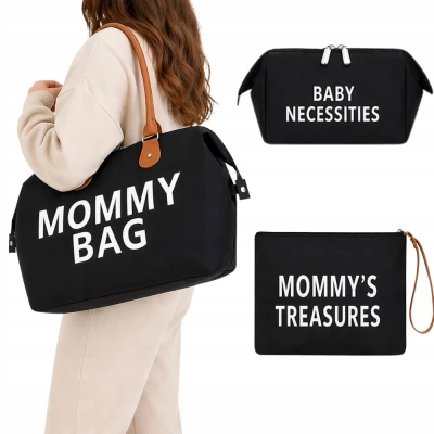 Verk 27814 Taška pro maminku Mommy bag, sada 3 ks, černá