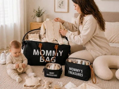 Verk 27814 Taška pro maminku Mommy bag, sada 3 ks, černá
