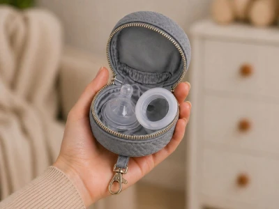 Verk 27815 Multifunkční batoh pro maminky s cestovní postýlkou, USB port, šedý