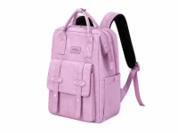 Verk 27816 Městský batoh s kapsami 41 x 28 x 21 cm, fialový