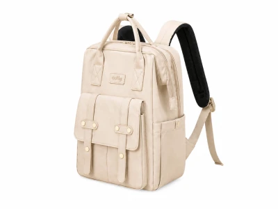 Verk 27816 Městský batoh s kapsami 41 x 28 x 21 cm, krémový