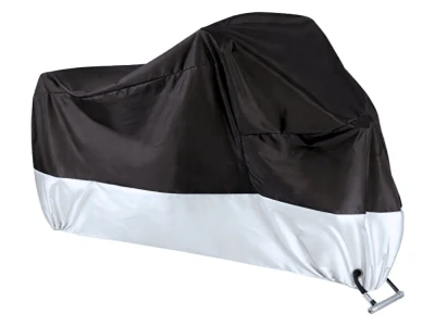 Verk 10176 Ochranná plachta na kolo, motorku 240 x 130 cm, vel.XXXL, černo-šedá