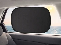 Verk 10178 Univerzálny slnečný clon na okná auta, 4 ks, čierny