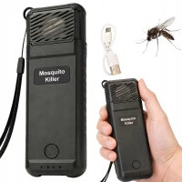 Verk 24660 Přenosný odpuzovač komárů a hmyzu 5 V, USB-C, černý
