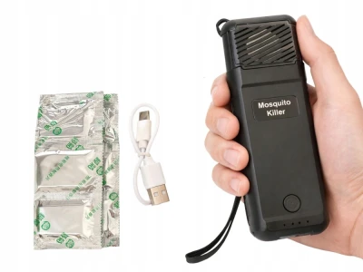 Verk 24660 Přenosný odpuzovač komárů a hmyzu 5 V, USB-C, černý